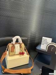Uubags Coach Rowan Satchel Bag In Signature Canvas With Stripe  - 2
