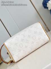 Uubags Louis Vuitton M14839 Locker Dopp Kit In White 23x13x12cm - 5