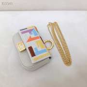 Uubags Fendi Nano Baguette Charm Fabric Grey 11x7x2.7cm - 5