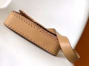 Uubags Fendi Sand and Brown Leather Interlaced Baguette Bag 27x6.5x15cm - 6