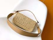 Uubags Fendi Natural Leather Interlaced Baguette Bag 27x6.5x15cm - 5