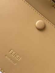Uubags Fendi Natural Leather Interlaced Baguette Bag 27x6.5x15cm - 3
