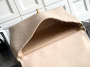 Uubags Chanel Maxi Flap Bag With Top Handle Calfskin & Gold-Tone Metal Beige 25x33x5cm - 5