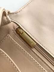 Uubags Chanel Maxi Flap Bag With Top Handle Calfskin & Gold-Tone Metal Beige 20.5x28x5cm - 2