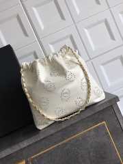 Uubags Chanel 22 Mini Handbag In White 37x30x8.5cm - 4