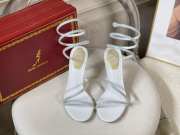 Uubags Rene Caovilla Margot Swarovski White Sandal Jewel 9.5cm - 3