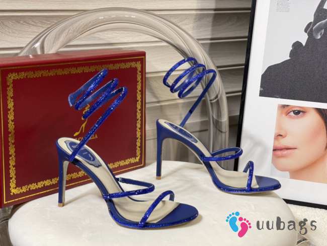 Uubags Rene Caovilla Blue Sandals Cleo 9.5cm - 1