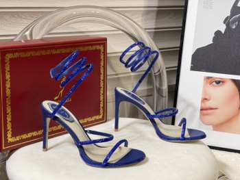 Uubags Rene Caovilla Blue Sandals Cleo 9.5cm
