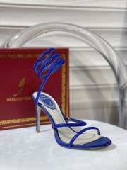 Uubags Rene Caovilla Blue Sandals Cleo 9.5cm - 4