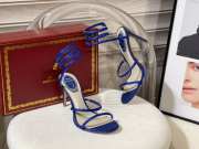 Uubags Rene Caovilla Blue Sandals Cleo 9.5cm - 3