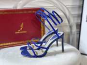 Uubags Rene Caovilla Blue Sandals Cleo 9.5cm - 2