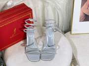 Uubags Rene Caovilla Cleo Crystal Gray Sandal 10.5cm - 2