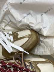 Uubags New Balance X Miu Miu 530 SL deco calf leather mules cinnamon/travertine gray - 4
