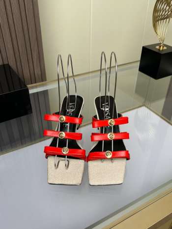 Uubags Versace Leather Upper Heels 04