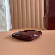 Uubags Gucci Marmont mini bag in Rosso Ancora red matelassé 13.5x11.5x2.5cm - 3