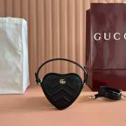 Uubags Gucci Marmont mini bag in black13.5x11.5x2.5cm - 1