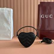 Uubags Gucci Marmont mini bag in black13.5x11.5x2.5cm - 5