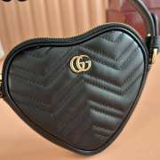Uubags Gucci Marmont mini bag in black13.5x11.5x2.5cm - 4