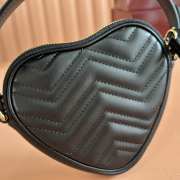Uubags Gucci Marmont mini bag in black13.5x11.5x2.5cm - 2