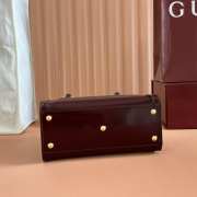 Uubags Gucci Diana small tote bag Rosso Ancora red leather 20x16x10cm - 6