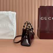 Uubags Gucci Diana small tote bag Rosso Ancora red leather 20x16x10cm - 2