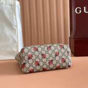 Uubags Gucci beige/ebony GG ranch tote red Supreme canvas 21x20x10cm - 3