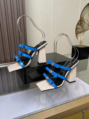 Uubags Versace Leather Upper Heels 03 9cm