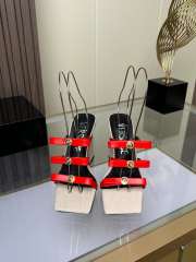 Uubags Versace Leather Upper Heels 04 9cm - 4