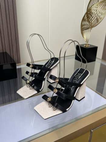 Uubags Versace Leather Upper Heels 05 9cm