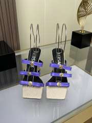 Uubags Versace Leather Upper Heels 06 9cm - 2