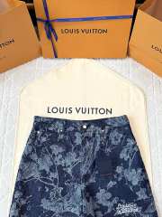 Uubags Louis Vuitton 1AHXHO Jacquard Denim Shorts - 6