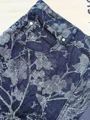 Uubags Louis Vuitton 1AHXHO Jacquard Denim Shorts - 3