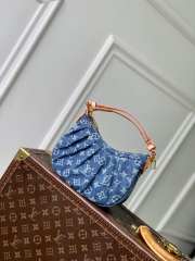 Uubags Louis Vuitton M13571 Pochette Valley Bag Denim Blue 21x15x7cm - 1