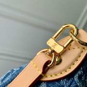 Uubags Louis Vuitton M13571 Pochette Valley Bag Denim Blue 21x15x7cm - 6
