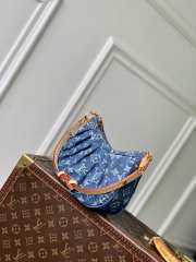 Uubags Louis Vuitton M13571 Pochette Valley Bag Denim Blue 21x15x7cm - 3