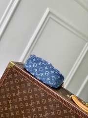 Uubags Louis Vuitton M13571 Pochette Valley Bag Denim Blue 21x15x7cm - 2
