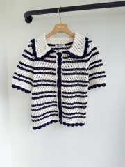 Uubags Miu Miu cotton cardigan natural/blue - 2