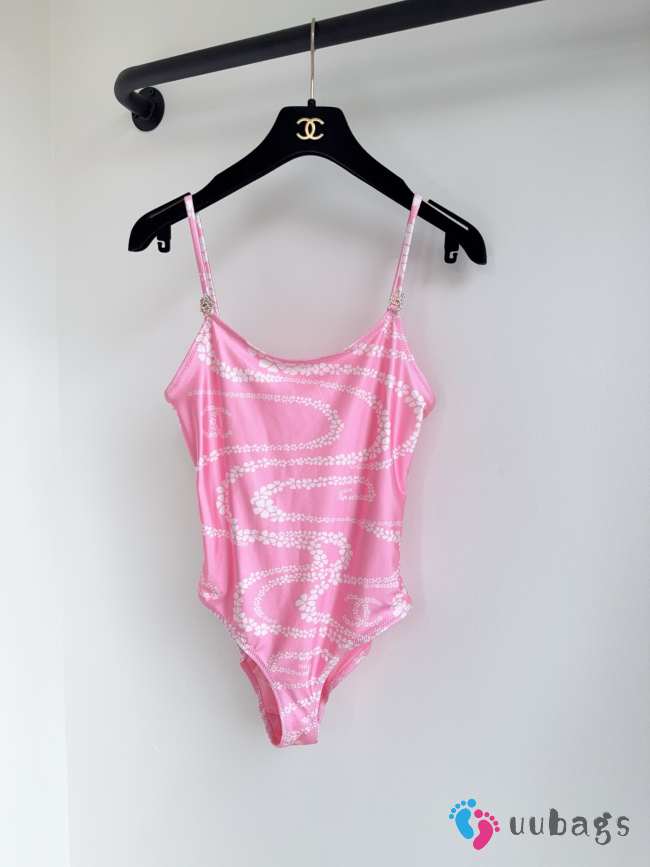 Uubags Chanel One-piece Swimsuit Chanel Pink - 1