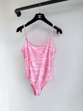 Uubags Chanel One-piece Swimsuit Chanel Pink