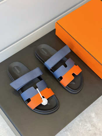 Uubags Hermes Chypre sandal ​​blue/ orange