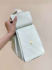 Uubags Chanel 25 Handbag Grained Calfskin & Gold-Tone Metal Light Green 40x30x15cm - 3