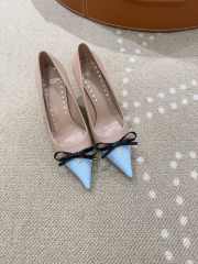 Uubags Valentino Garavani bow-detail slingback pumps in blue 4.5cm - 5