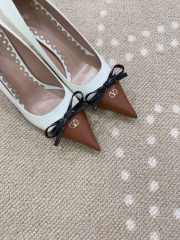 Uubags Valentino Garavani bow-detail slingback pumps in brown 4.5cm - 6
