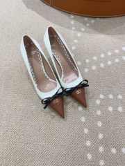 Uubags Valentino Garavani bow-detail slingback pumps in brown 4.5cm - 4