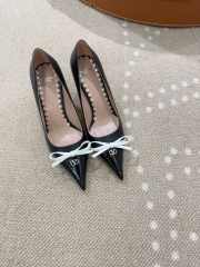 Uubags Valentino Garavani bow-detail slingback pumps in black 4.5cm - 2