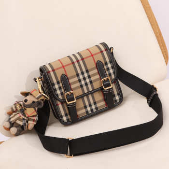 Uubags Burberry Vintage Check Cotton Archive Crossbody Bag 18x16x7cm