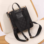 Uubags Burberry Logo print coated canvas satchel backpack 26x9x30cm - 6