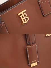 Uubags Burberry TB Medium Leather Tote Bag Brown 34x14x28cm - 5