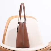 Uubags Burberry TB Medium Leather Tote Bag Brown 34x14x28cm - 2
