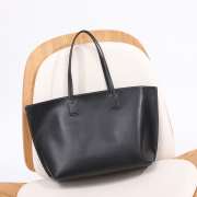 Uubags Burberry TB Medium Leather Tote Bag Black 34x14x28cm - 4